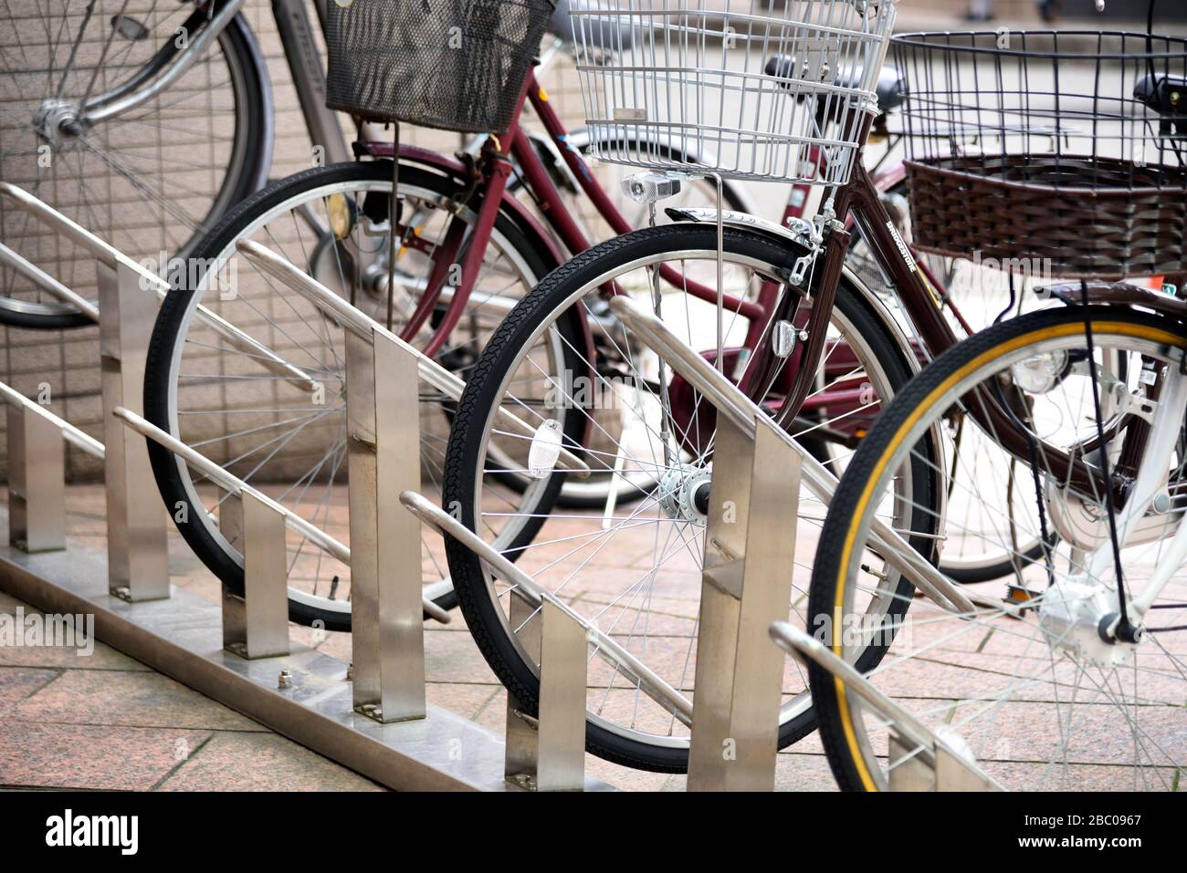 Bicycles in Japan Stock Photo Alamy