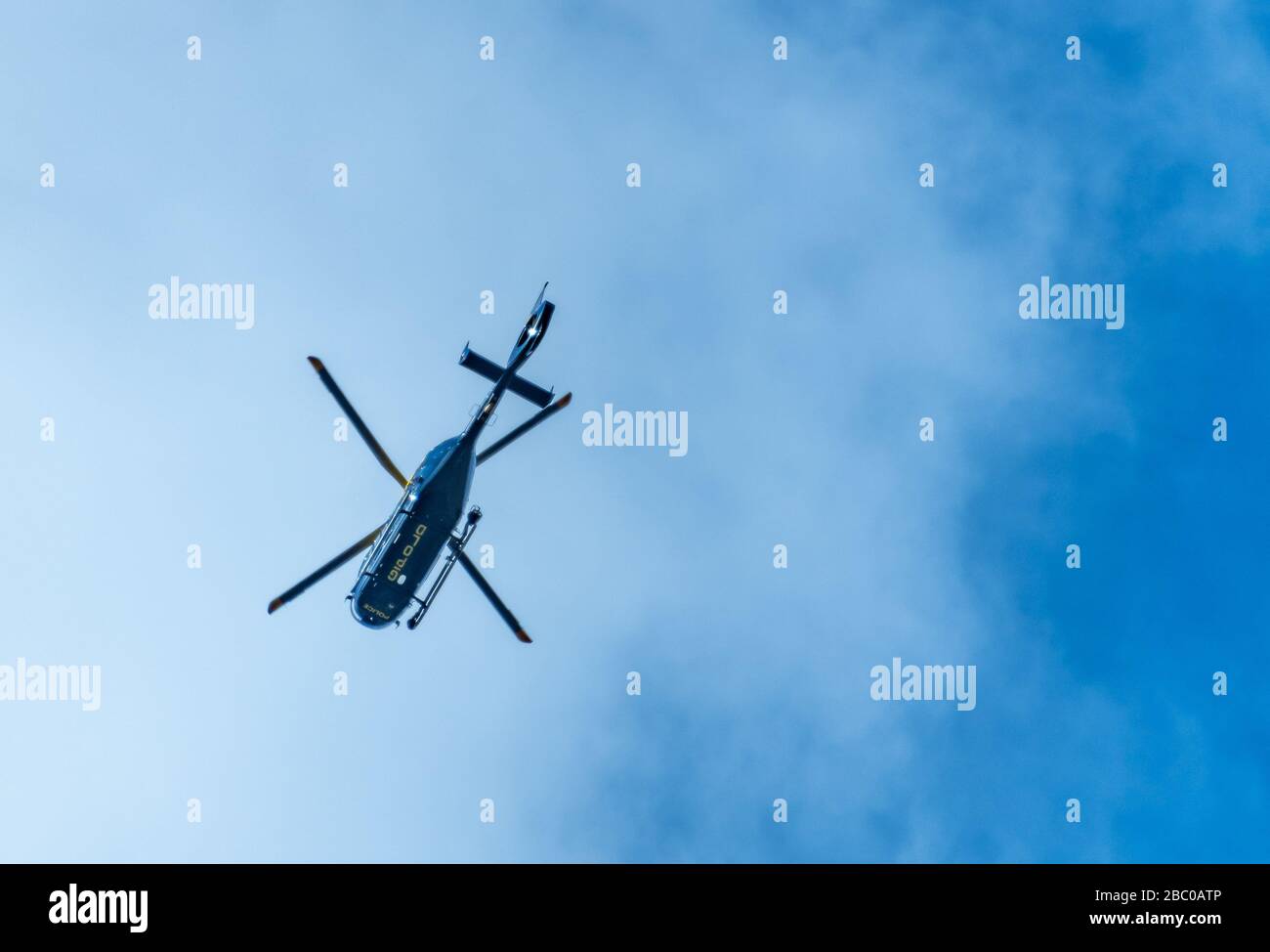 Dorset police helicopter hi-res stock photography and images - Alamy