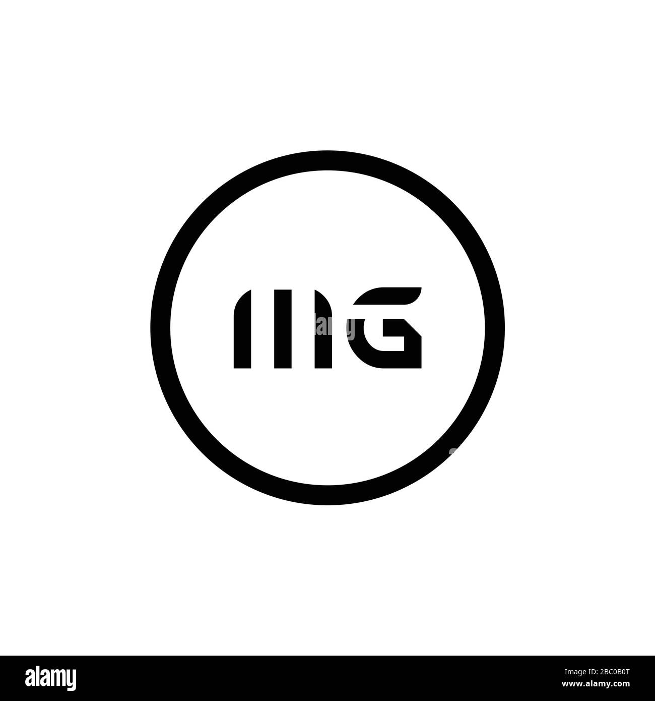 MG logo. M G design. White MG letter. MG letter logo design. Initial letter  MG linked circle uppercase monogram logo. 11423196 Vector Art at Vecteezy