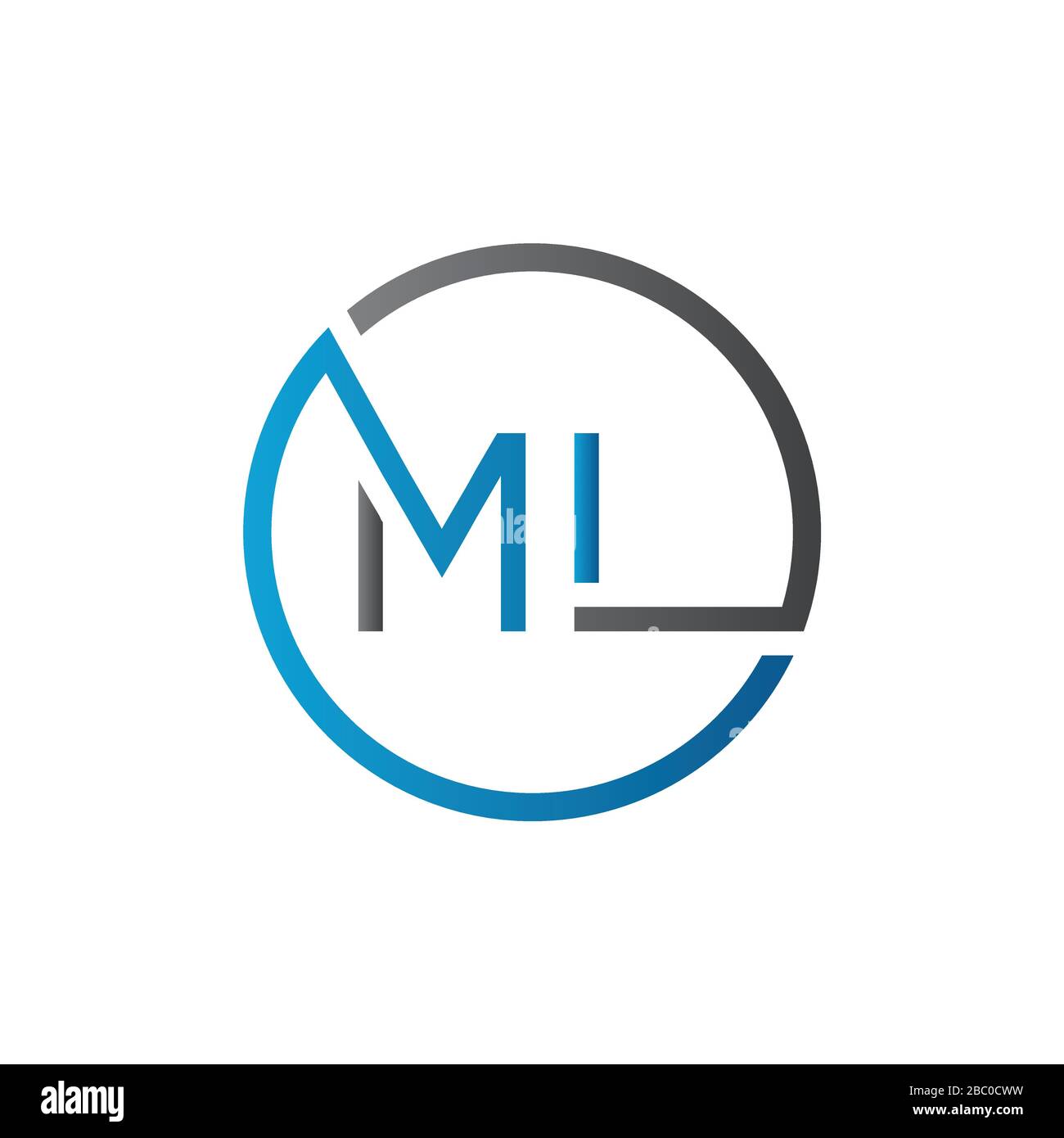 Initial Ml Letter Logo Vector Template Abstract Letter Ml Logo Design Minimalist Linked Letter Trendy Business Logo Design Vector Template Stock Vector Image Art Alamy