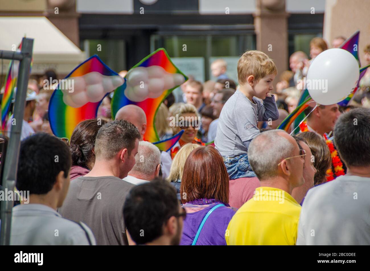 Manchester Gay Pride 2012 Stock Photo