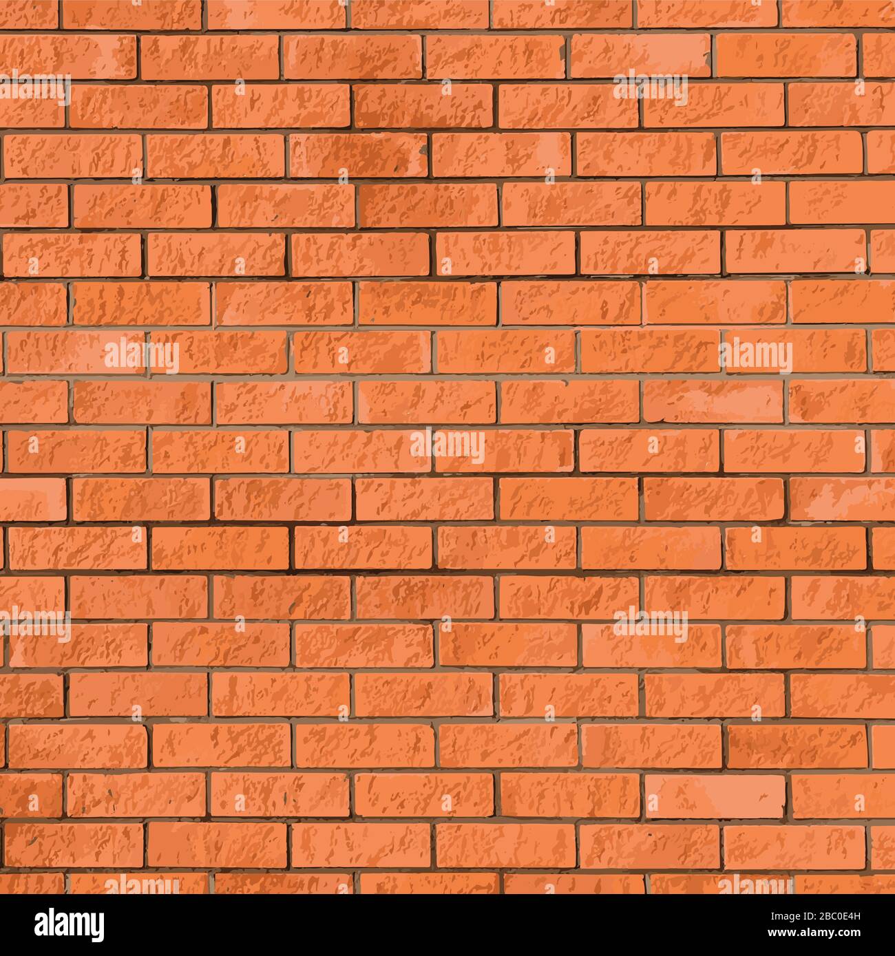 Brick wall vector orange background Stock Vector Images Alamy