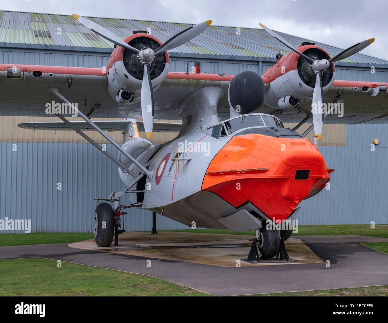 Consolidated PBY-6A Catalina, L-866 at RAF Cosford Museum Stock Photo