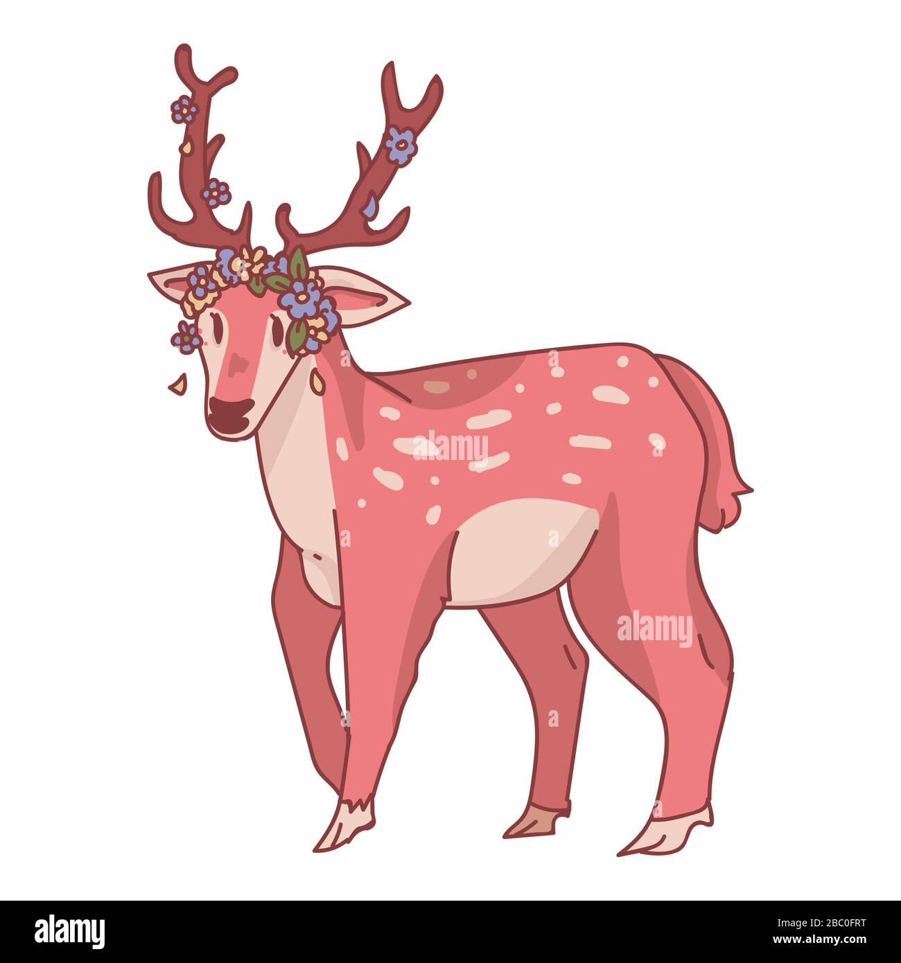 pink deer nursery