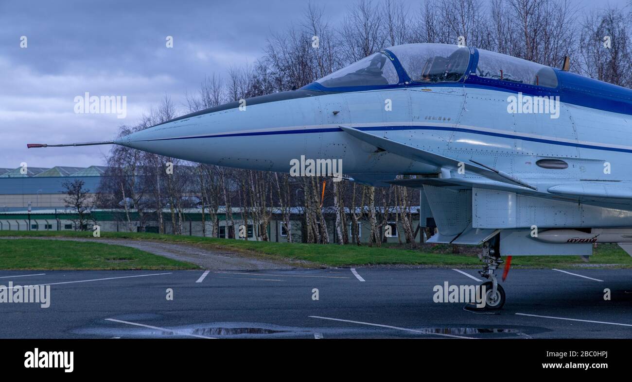 British Aerospace EAP, ZF534 at RAF Cosford Museum Stock Photo