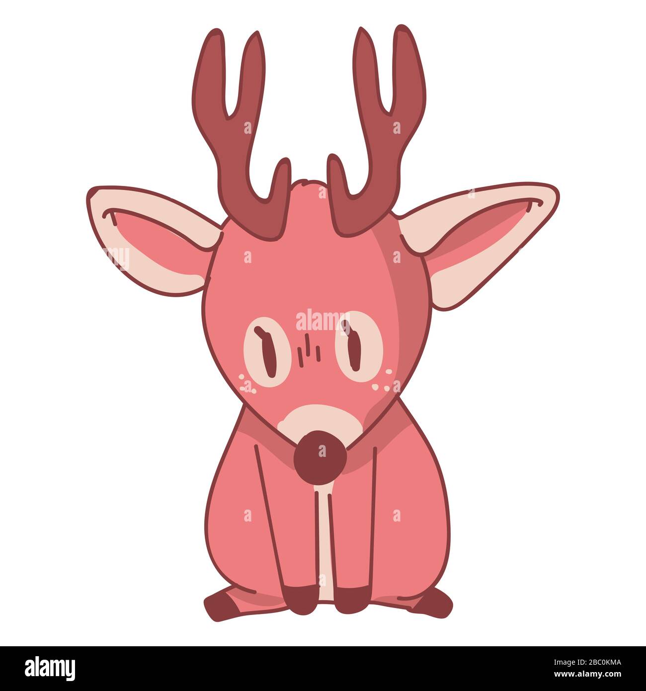 For Sale: Pink Fawn Logo Design