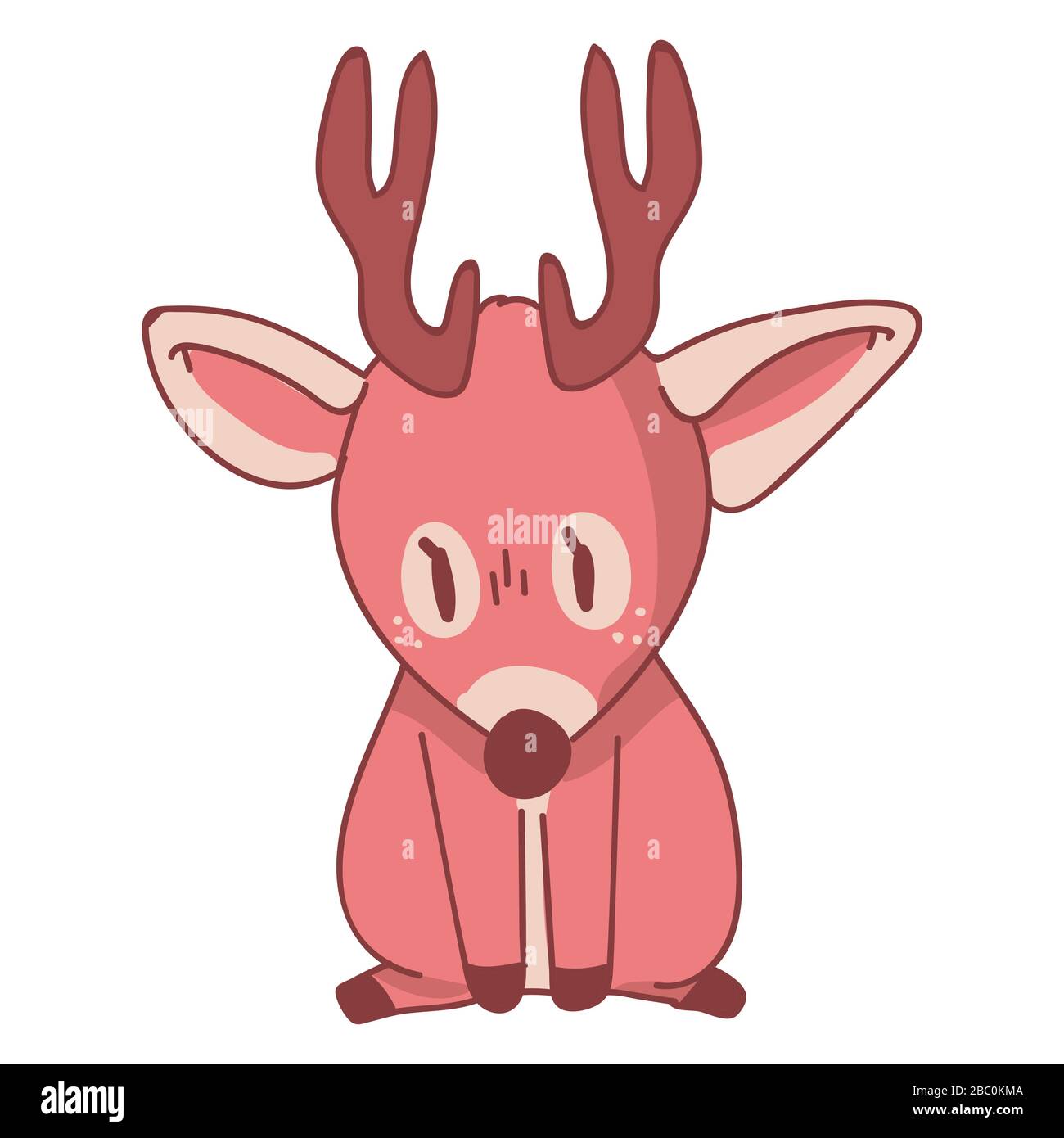 Pink Kawaii Cartoon Sitting Deer Animal Illustration Cute Girly Doe With Antler Childish Hand Drawn Style For Baby Nursery Decor Boho Kids Fashion Stock Vector Image Art Alamy Pink Kawaii Cartoon Sitting Deer Animal Illustration Cute Girly Doe With Antler Childish Hand Drawn Style For Baby Nursery Decor Boho Kids Fashion Stock Vector Image Art Alamy