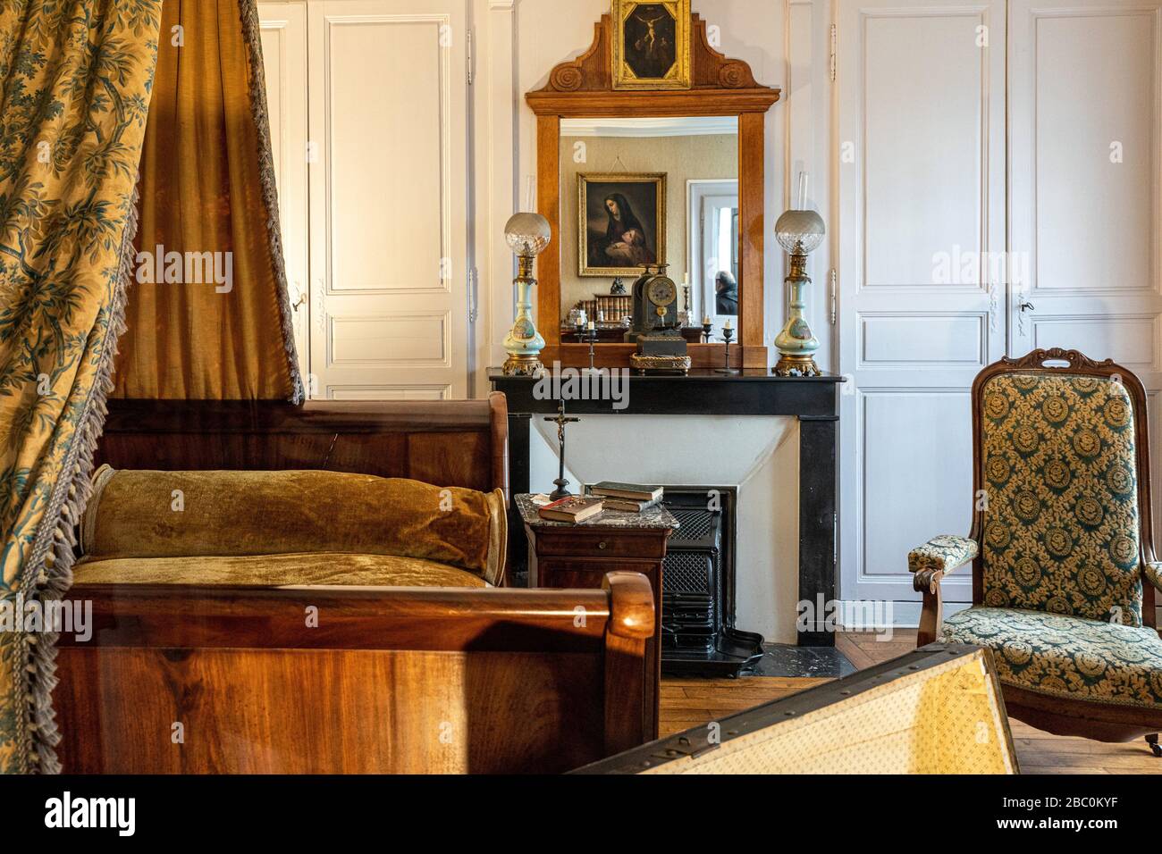 BEDROOM OF LOUIS MARTIN, THERESE'S FATHER, IN THE HOUSE