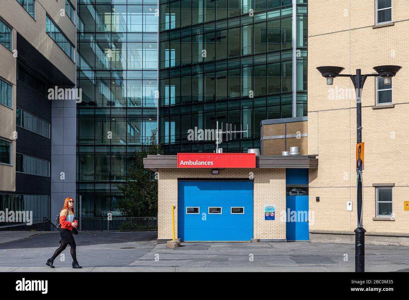 AMBULANCE ENTRANCE TO THE EMERGENCY WARD AT THE SAINTEJUSTINE