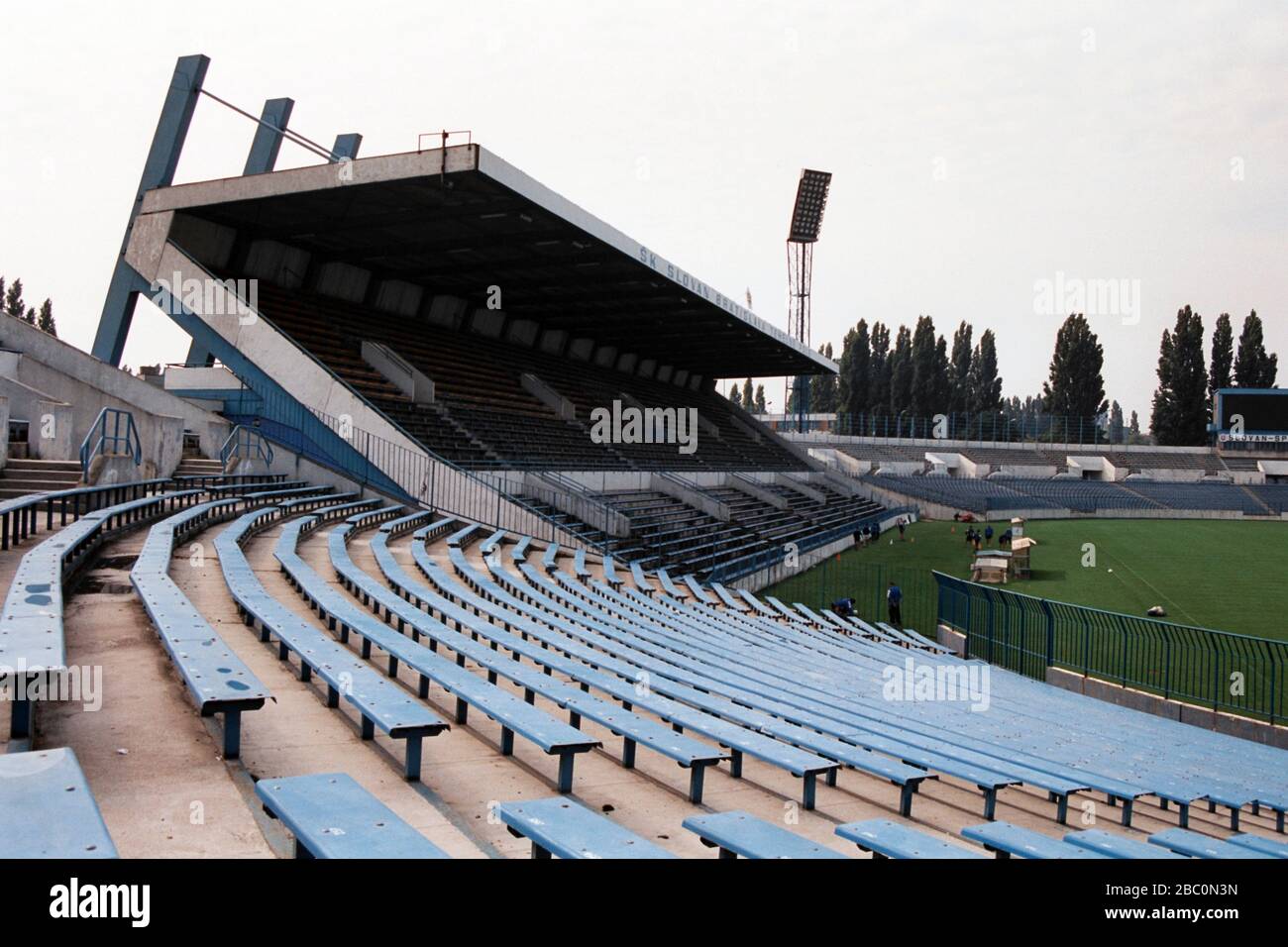 SK Slovan Bratislava Football Ground, Tehelne pole, Bratislava, Slovakia  Stock Photo - Alamy