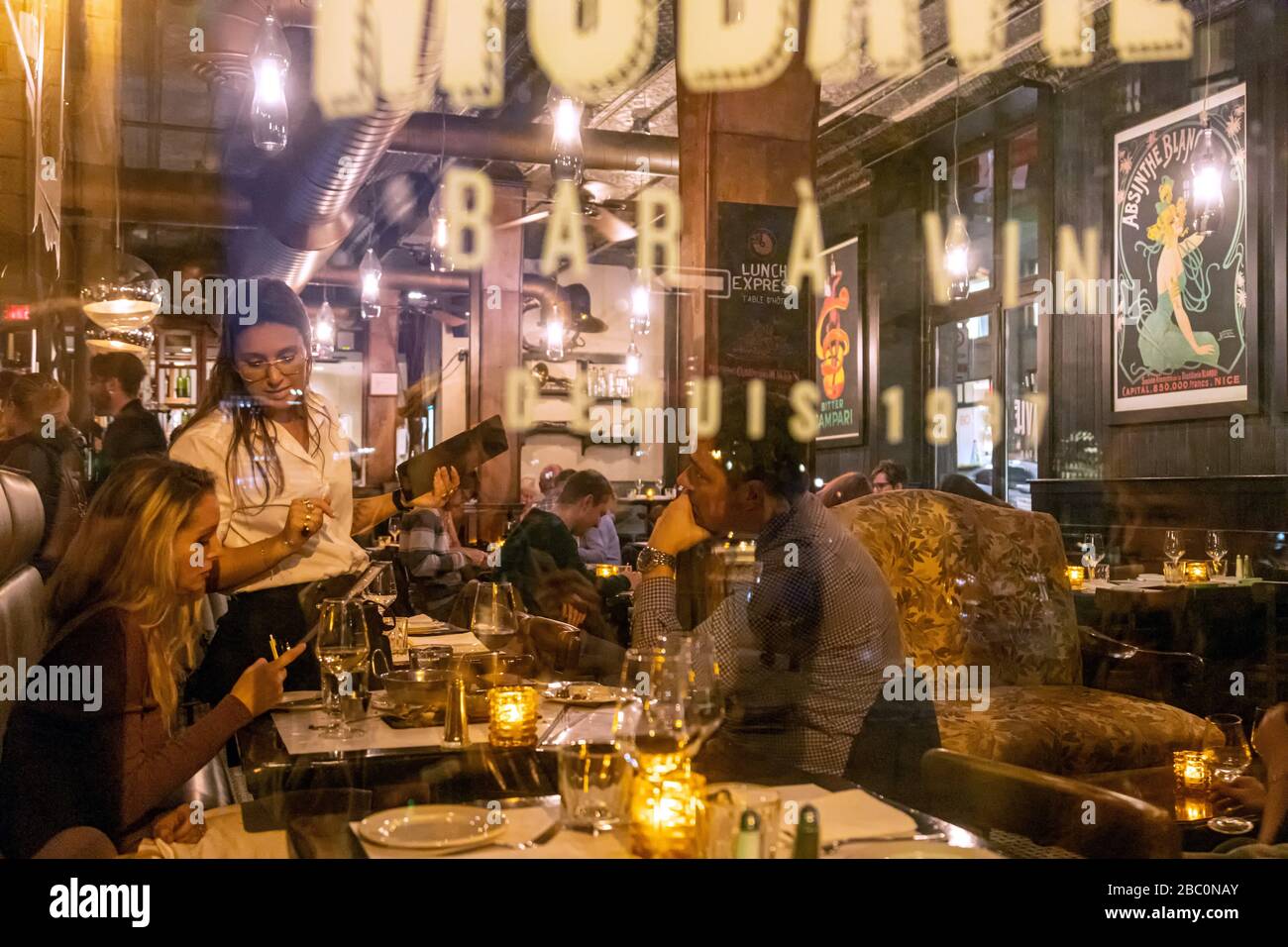 Canada restaurant waitress hires stock photography and images Alamy