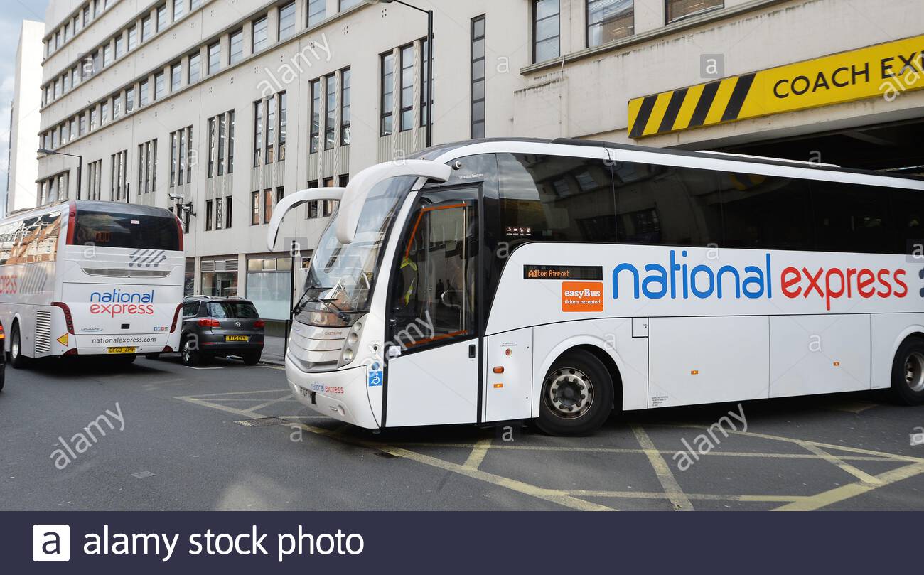 File photo dated 28/7/2015 of a National Express coach leaving the Victoria  Coach Station,