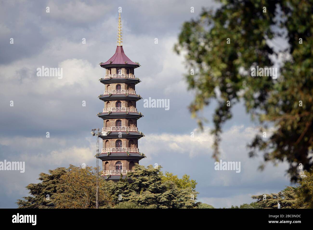 Great Pagoda, Royal Botanic Gardens, Kew Gardens, Richmond London, Uk Stock Photo
