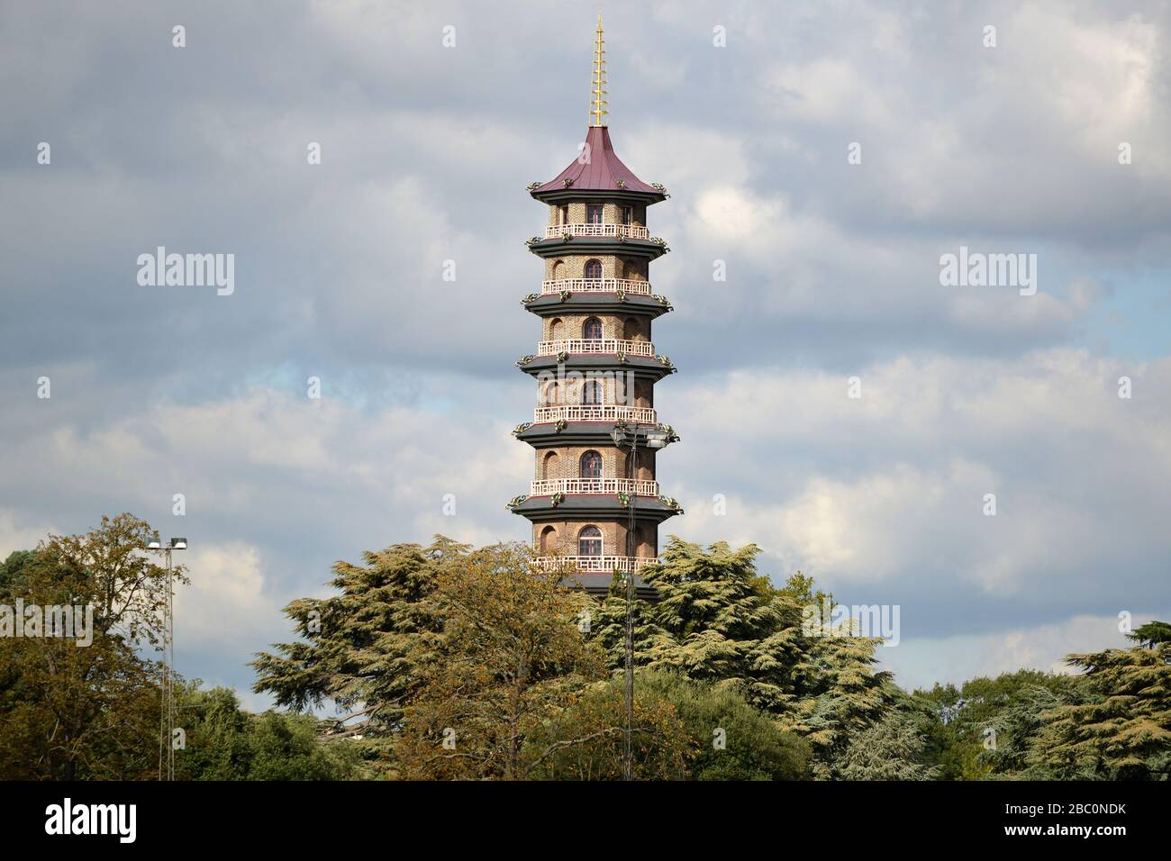 Great Pagoda, Royal Botanic Gardens, Kew Gardens, Richmond London, Uk Stock Photo