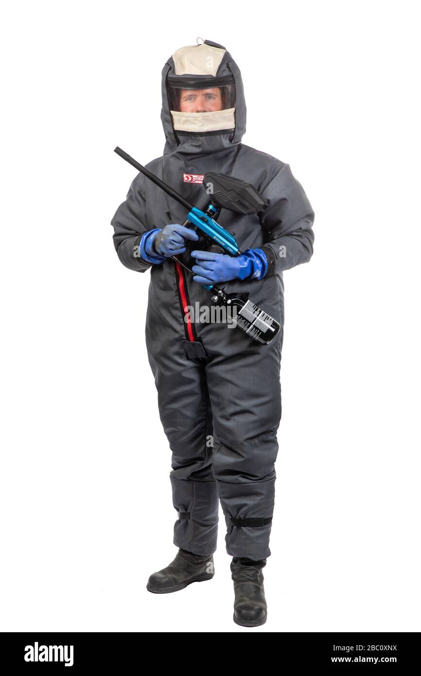 COVERALLS, FIREFIGHTER'S ANTI-ASIAN HORNET PROTECTIVE SUIT WITH LONG ...