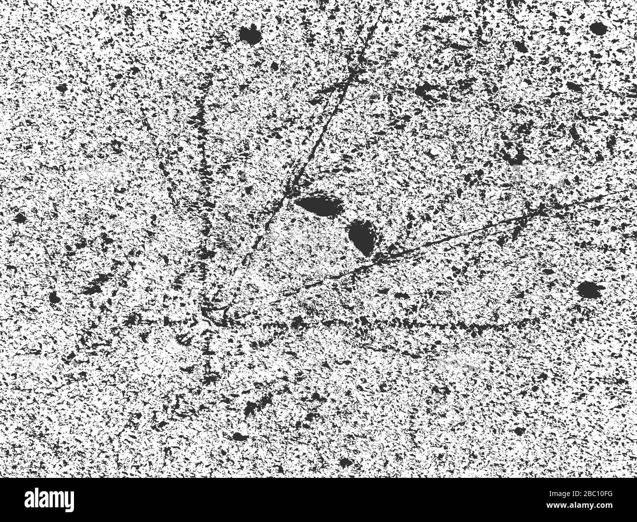 Distress grunge vector textures of fabric. Black and white background ...