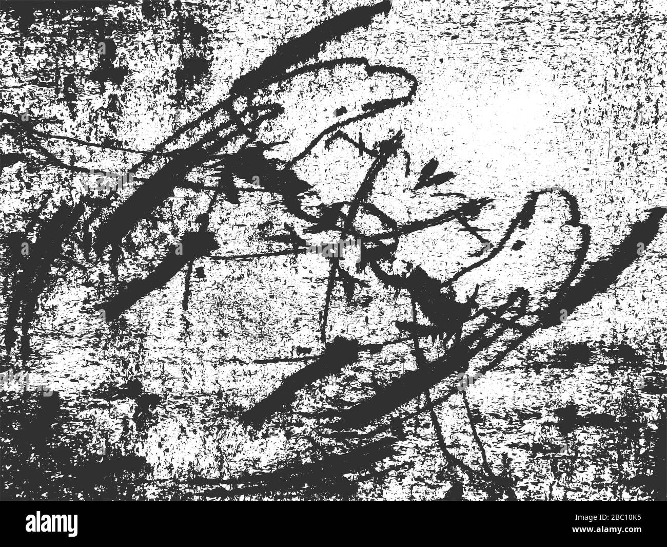 Distress old rusted peeled metal vector textures. EPS8 illustration