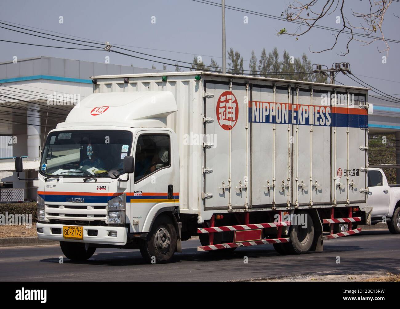 Chiangmai, Thailand - March 5 2020: Container truck of Nippon Express ...