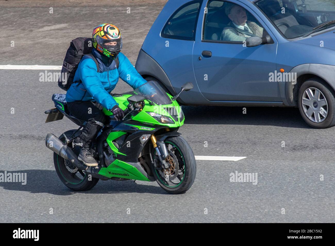Kawasaki 836 Motorbike rider; two wheeled transport, motorcycles, vehicle, roads, motorbikes, bike riders motoring on the M6 motorway Chorley, UK Stock Photo - Alamy Kawasaki 836 Motorbike rider; two wheeled transport, motorcycles, vehicle, roads, motorbikes, bike riders motoring on the M6 motorway Chorley, UK Stock Photo - Alamy
