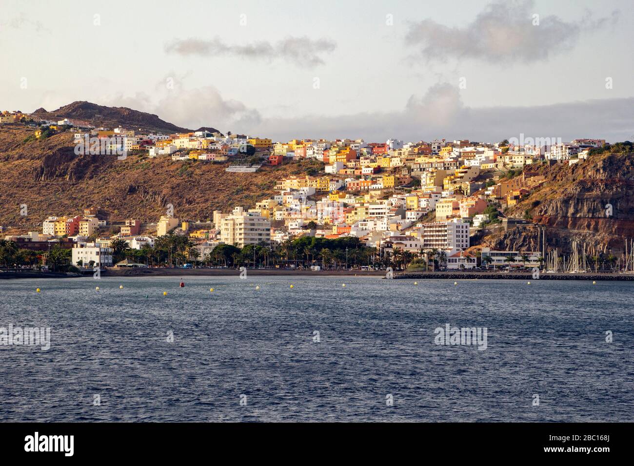 View on San Sebastian, La Gomera, Spain Stock Photo