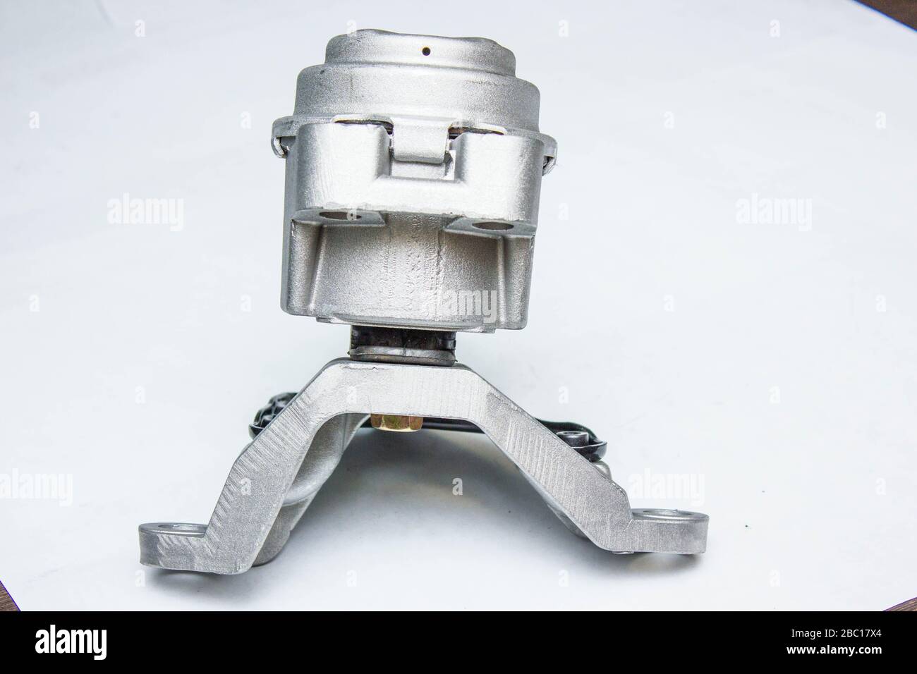 engine support cushion isolated on white background Stock Photo - Alamy