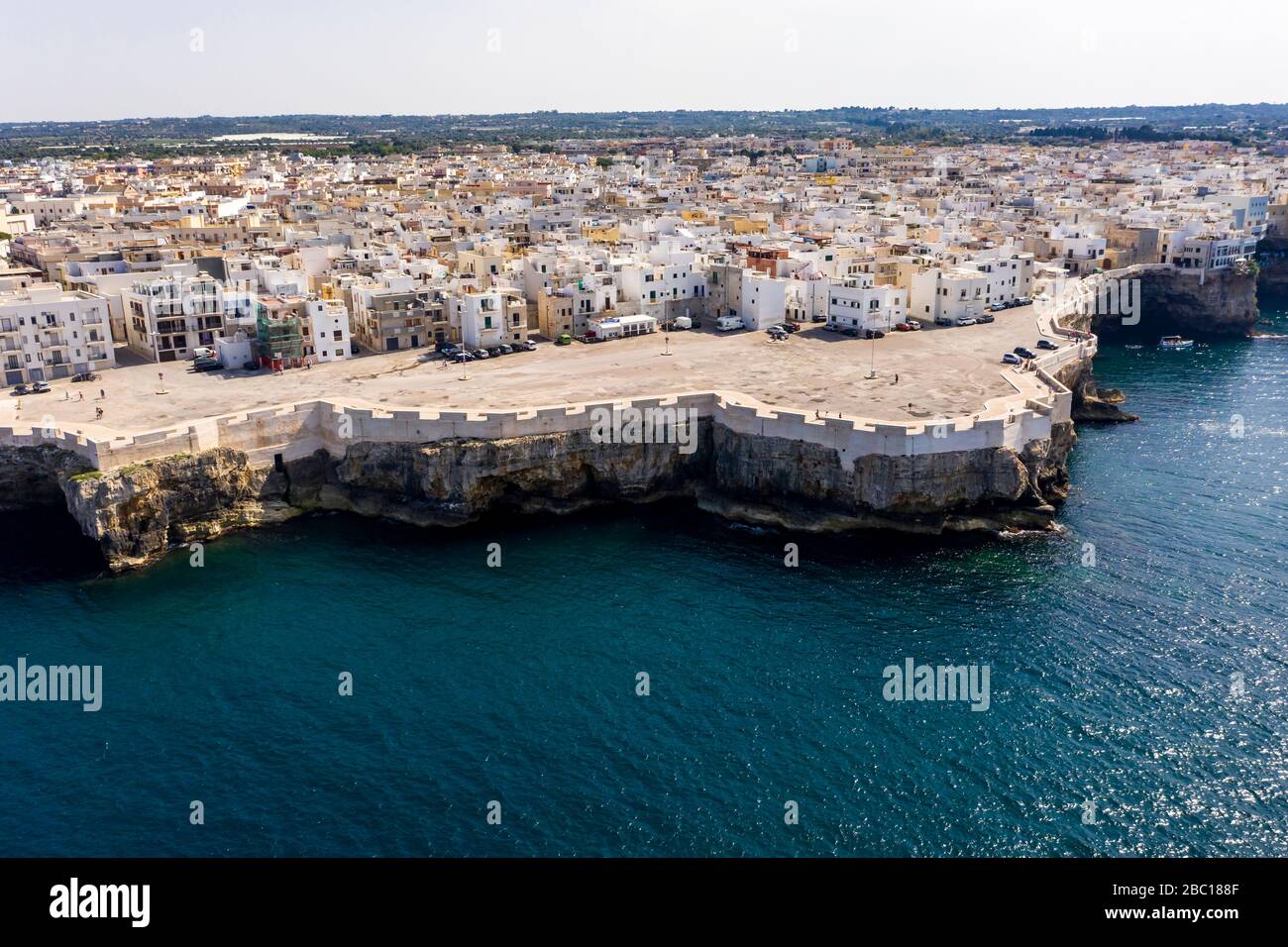 Polignano a mare birds eye hi-res stock photography and images - Alamy