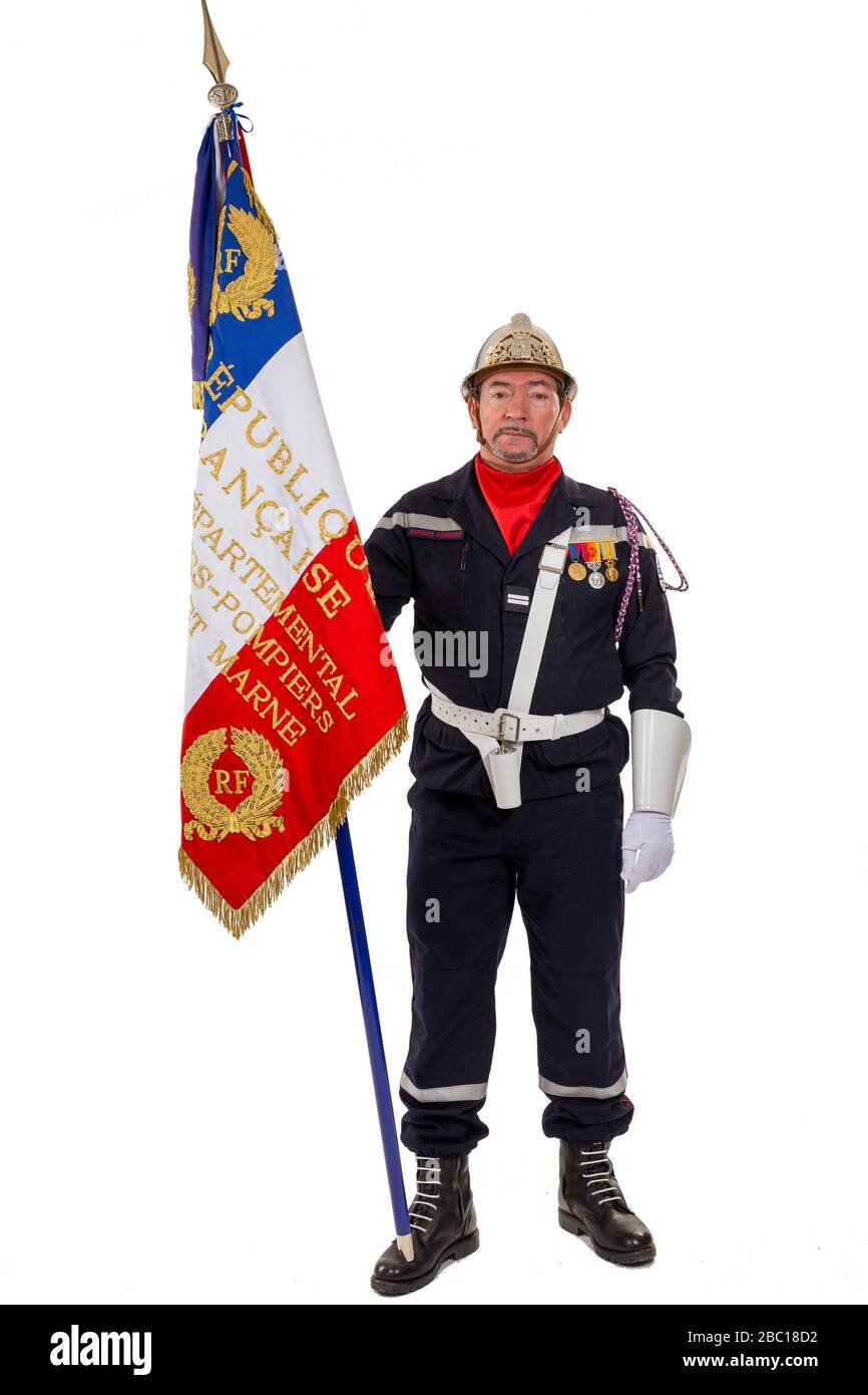 insigne porte-drapeau standard 3 ans
