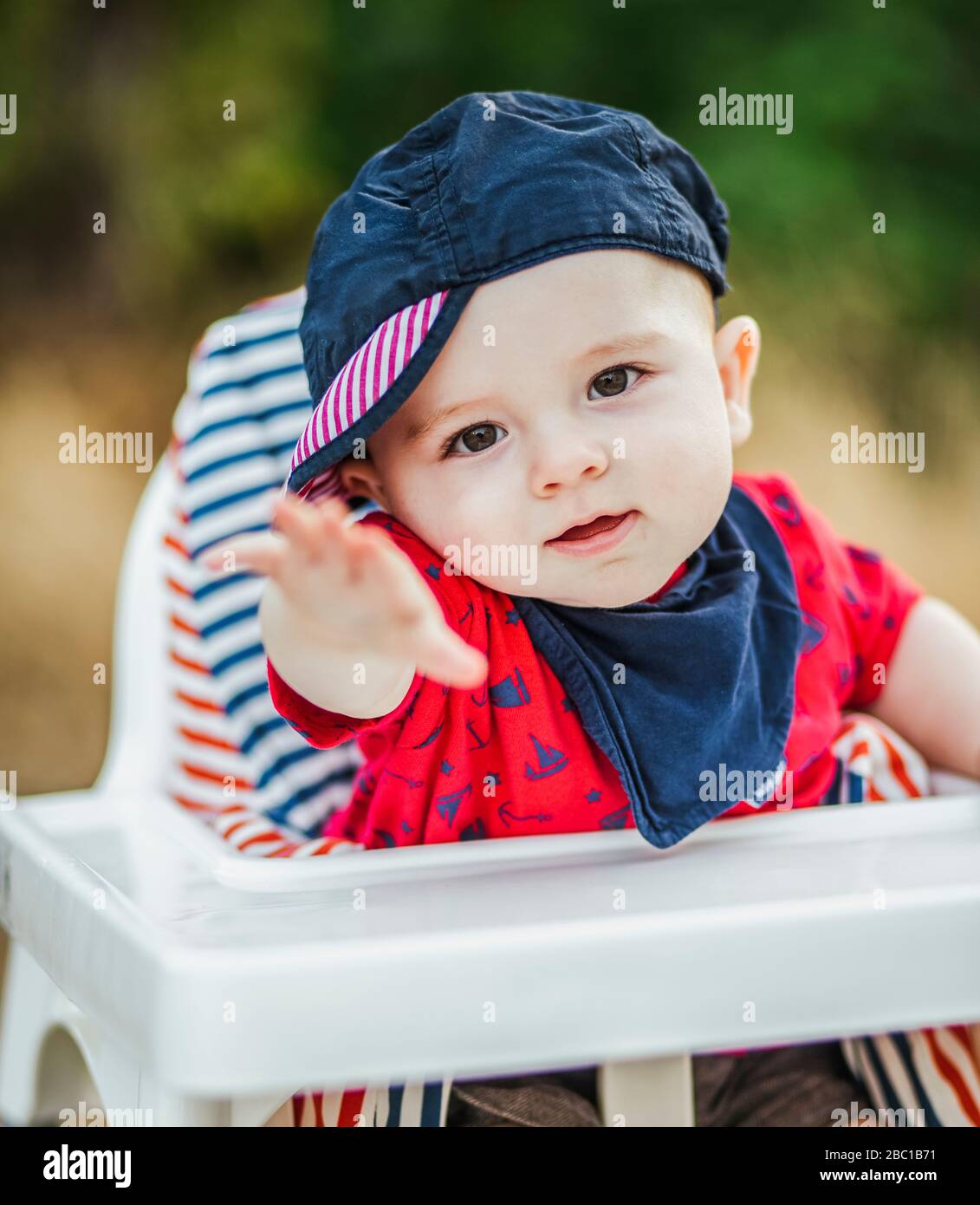 Baby 2025 wearing cap
