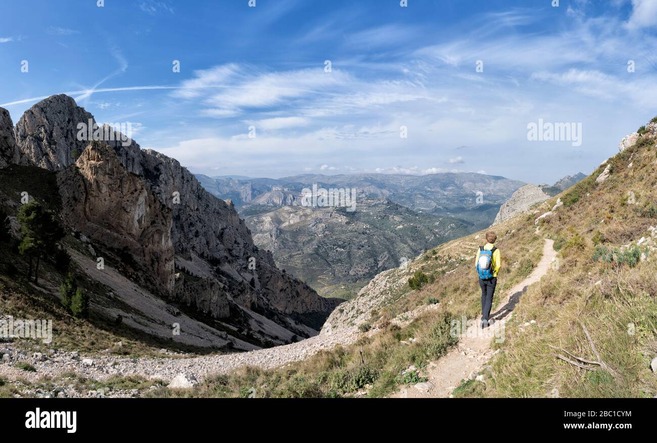 Costa blanca hiking hi-res stock photography and images - Alamy