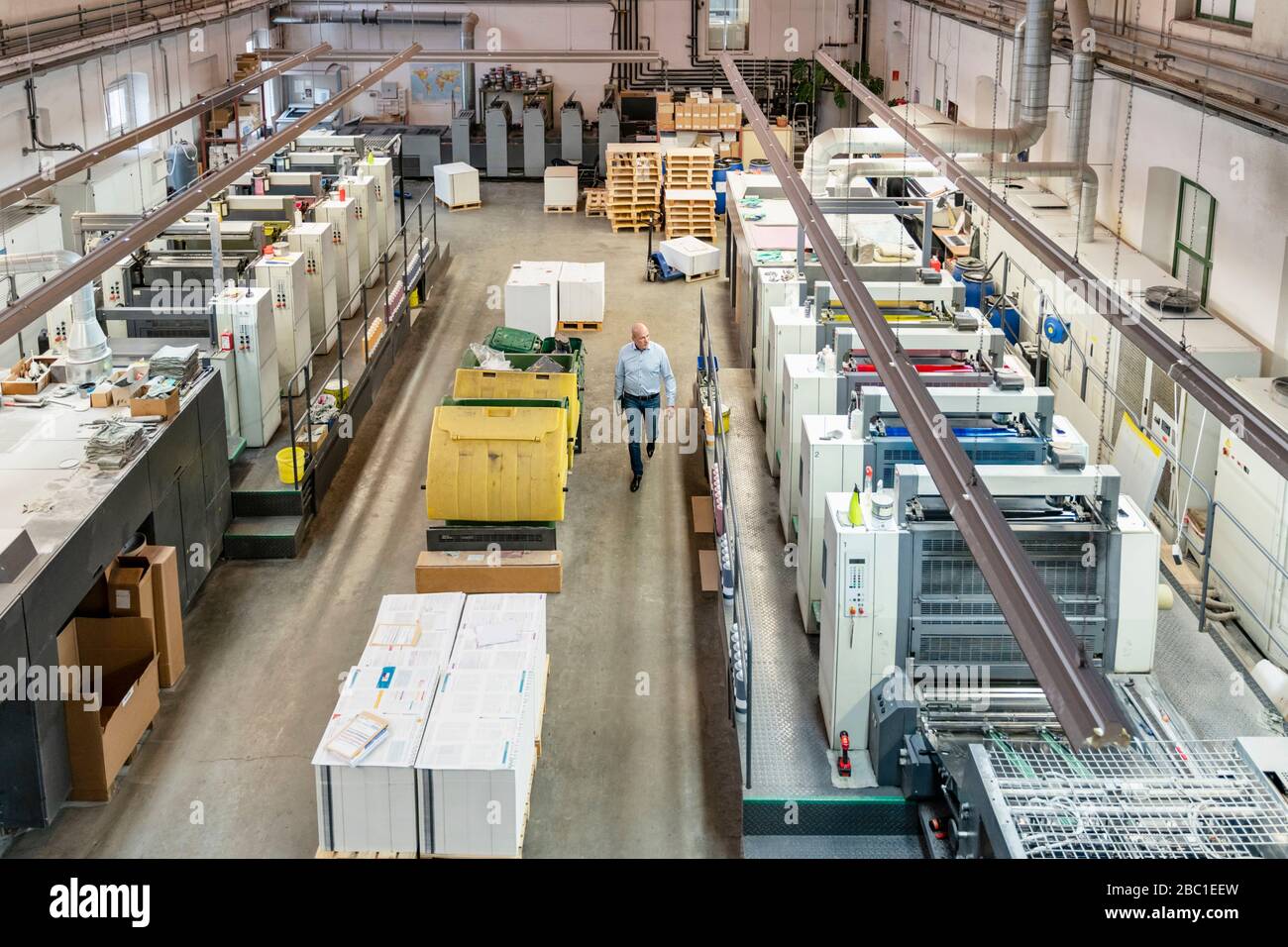 Factory floor birds eye view hi-res stock photography and images - Alamy