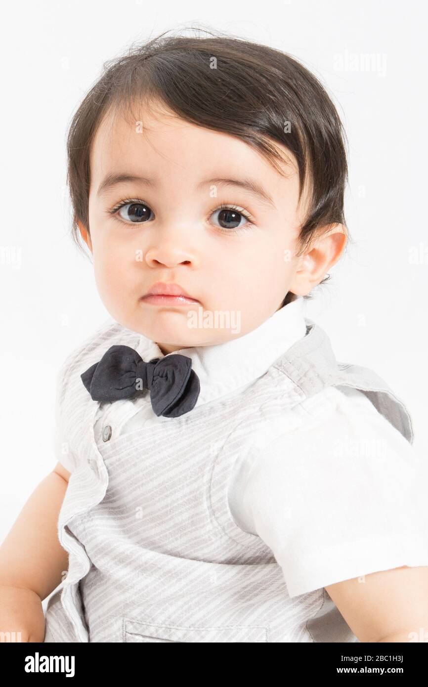 Lilax Baby Boy Tuxedo Footie - Gentleman Outfit With Bow Tie For Special Occasions