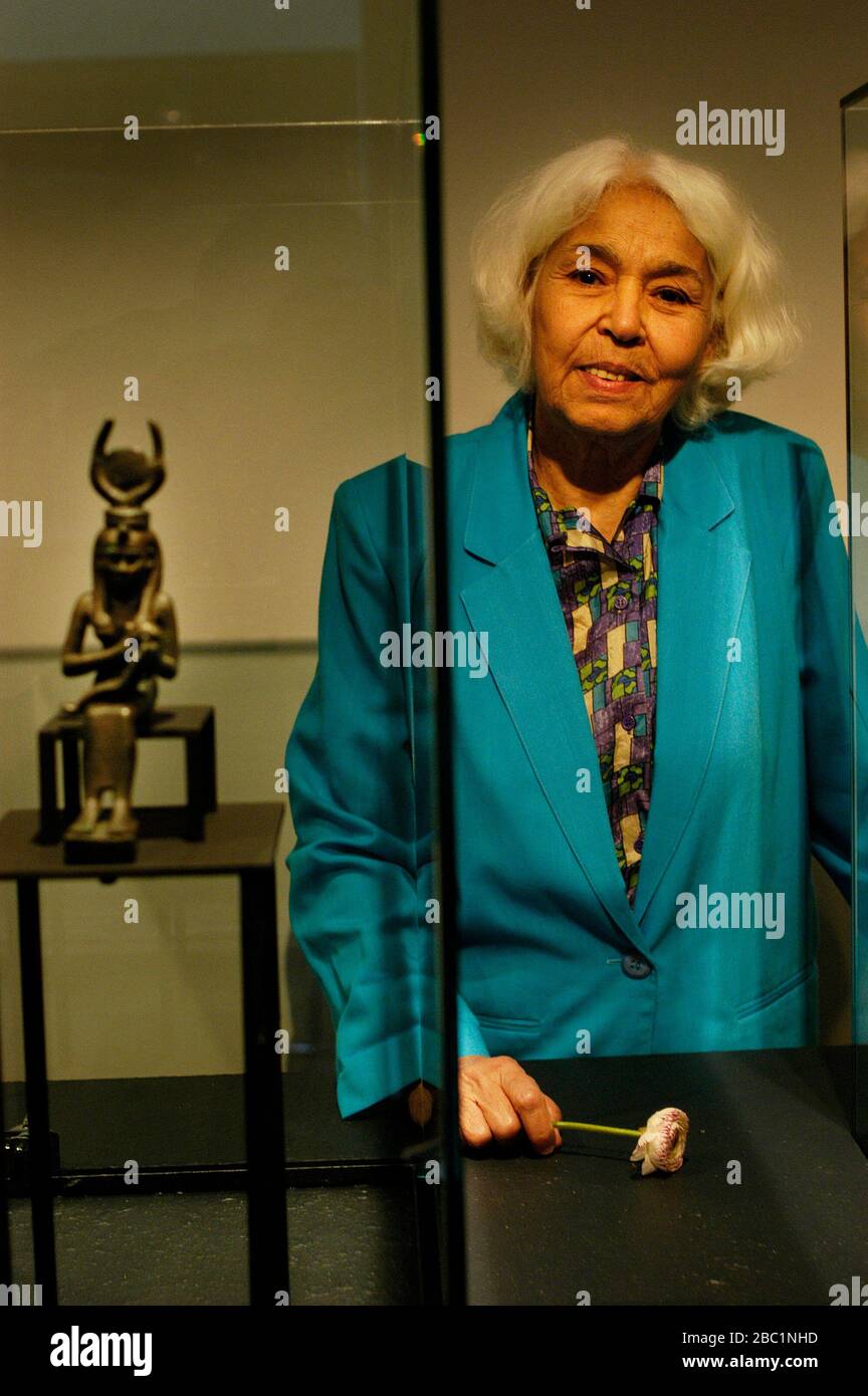 Nawal El Saadawi is an Egyptian feminist writer, activist, physician, and psychiatrist. Stock Photo