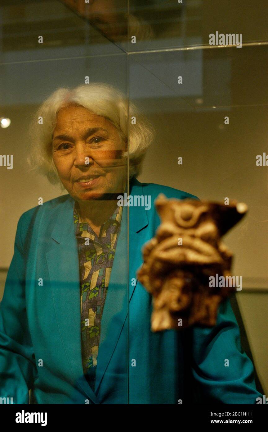 Nawal El Saadawi is an Egyptian feminist writer, activist, physician, and psychiatrist. Stock Photo