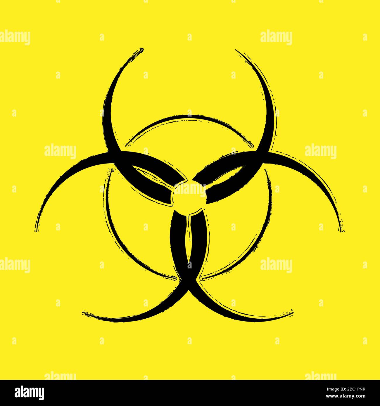 Biohazard symbol vector sign hi-res stock photography and images - Alamy