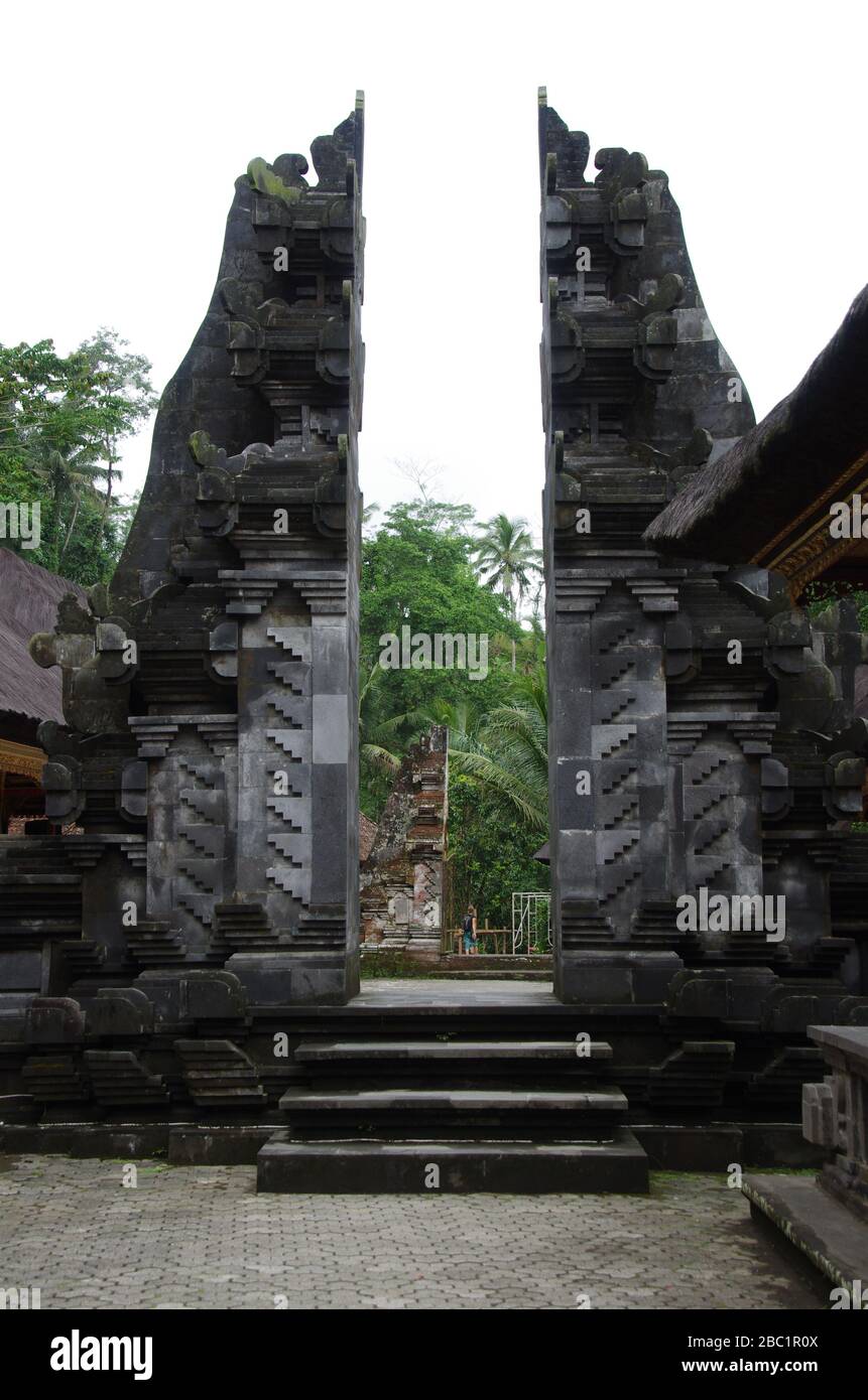 The Gunung Kawi temple on the Bali island in Indonesia, South East Asia Stock Photo