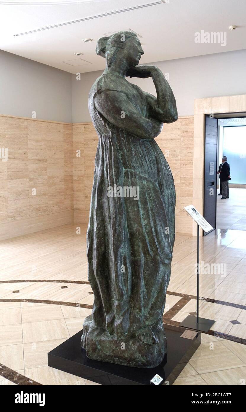 Grande Penelope by Emile Antoine Bourdelle, 1912, bronze, view 2 Stock Photo