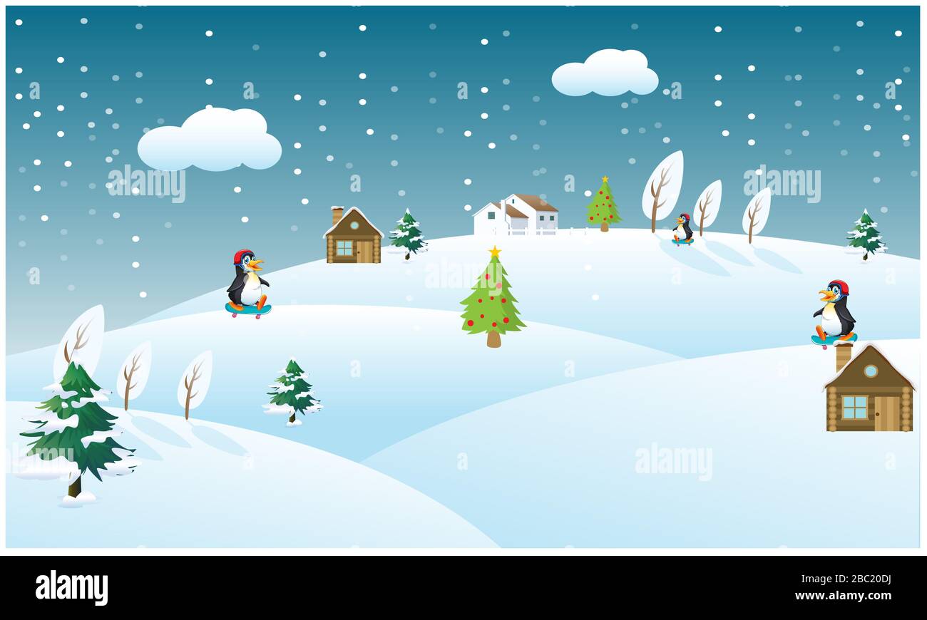 Winter in forest fresh Cut Out Stock Images Pictures Alamy