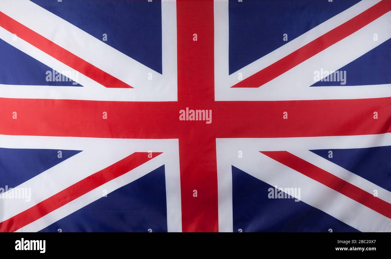 Closeup image of UK, British flag, Union Jack Stock Photo Alamy