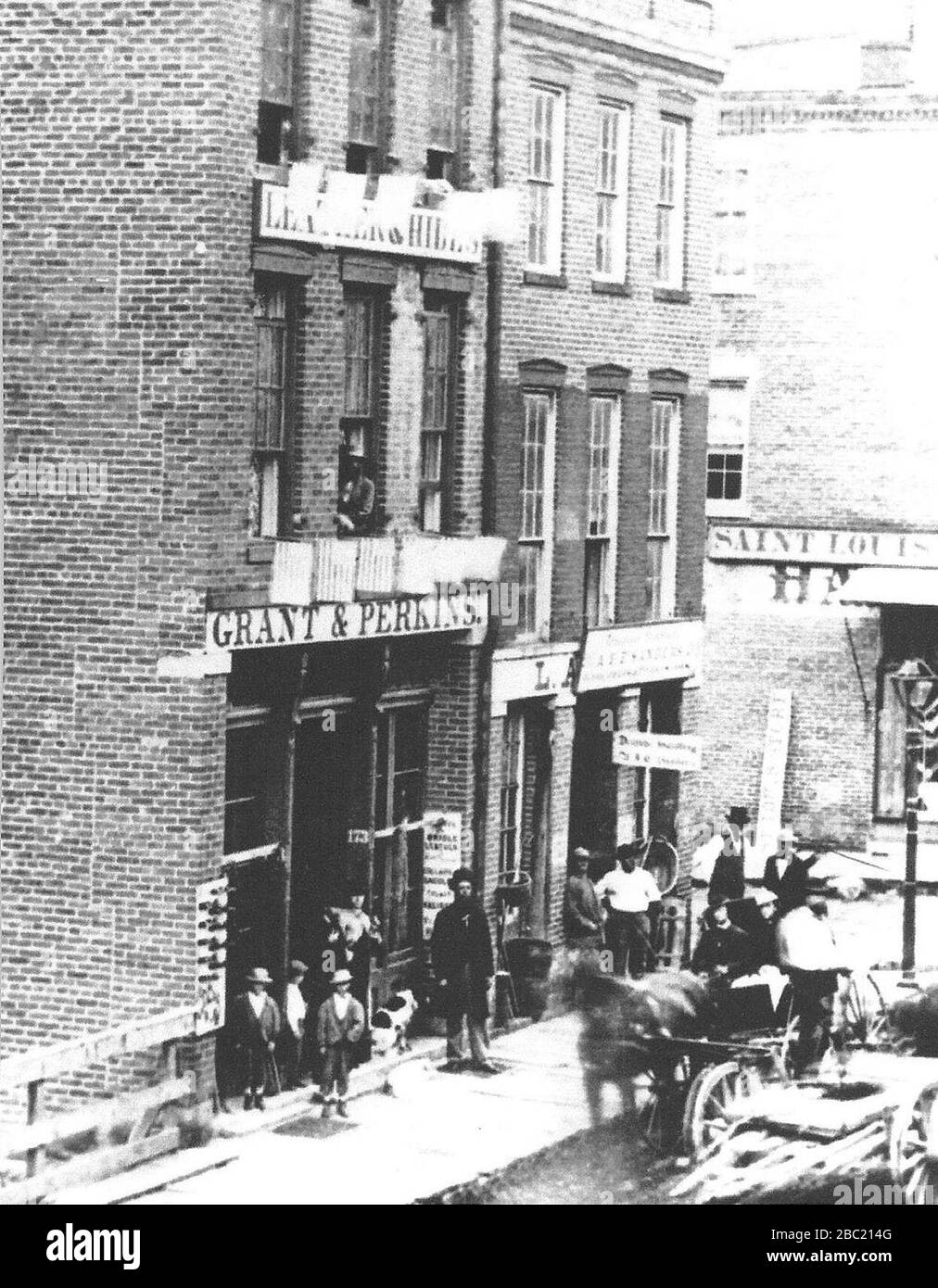 Grant & Perkins leather store Stock Photo Alamy