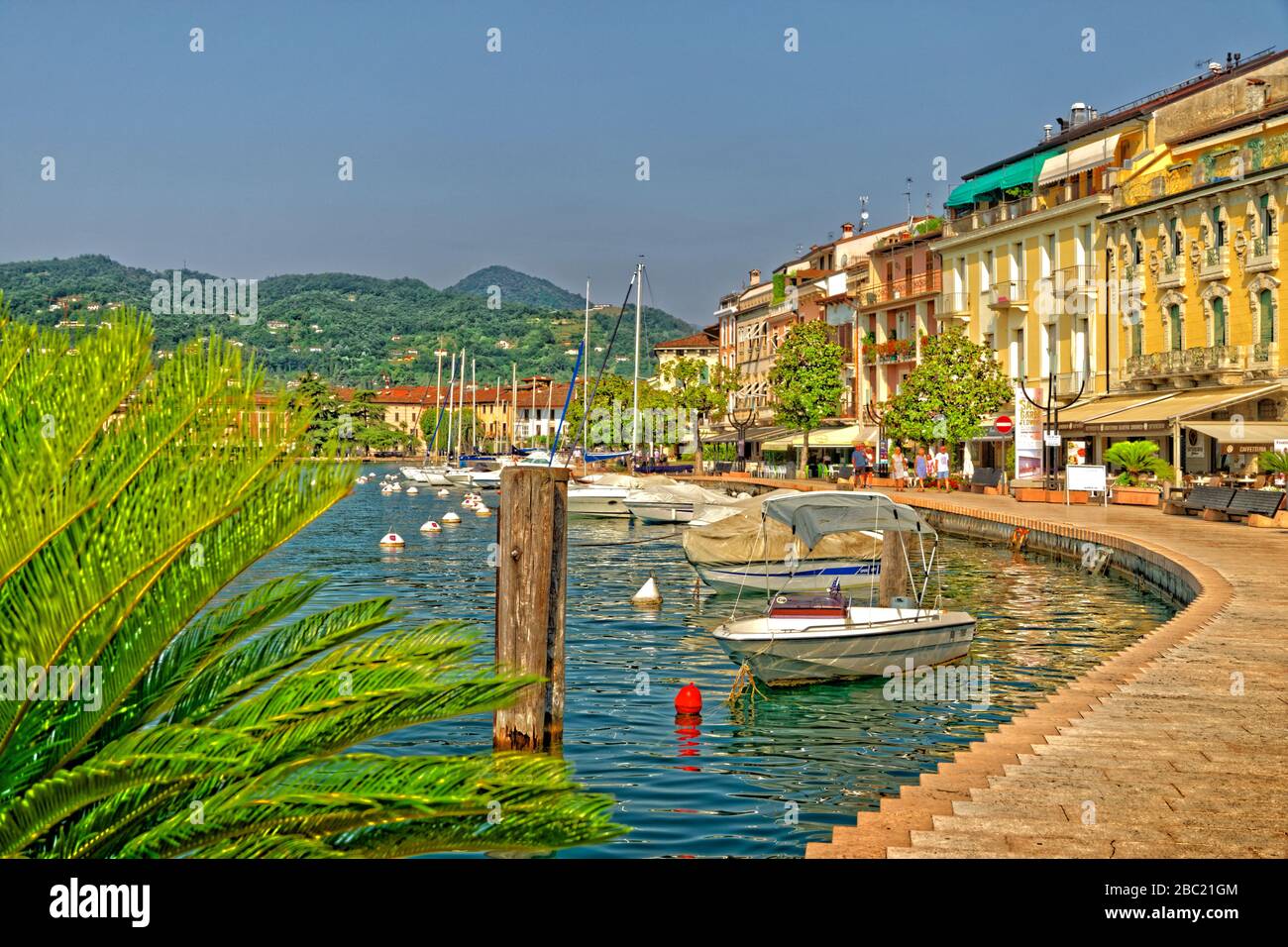 Salo on Lake Garda, Province of Brescia, Italy. Stock Photo