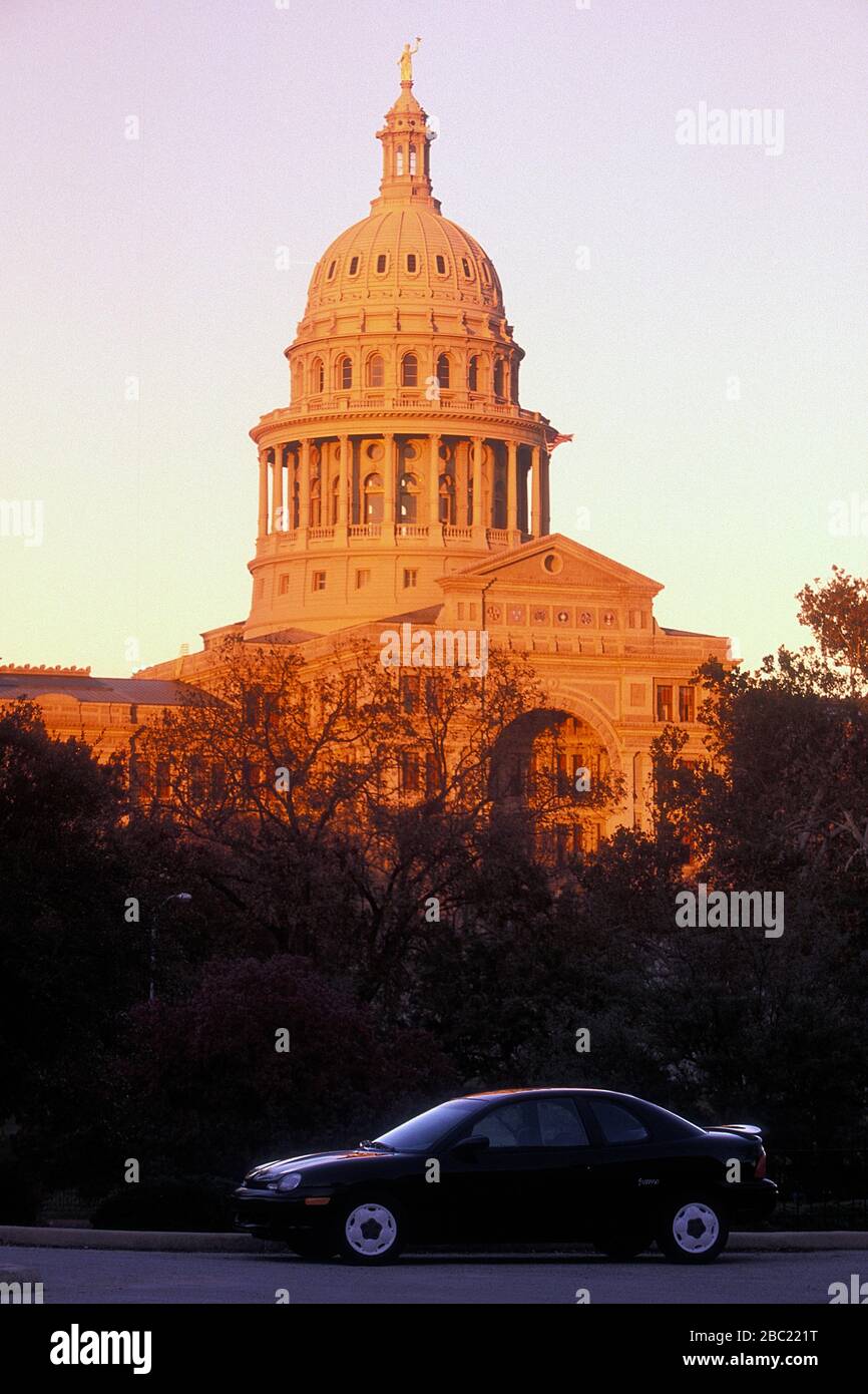 The Texas Capitol in Austin Texas USA. 1995 Stock Photo