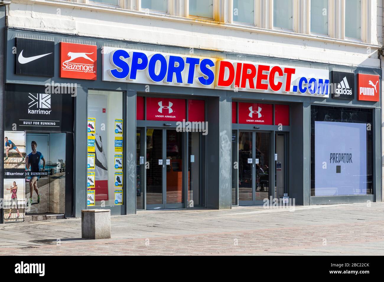 Sports Direct shop on Argyle Street in Glasgow city centre, Scotland, UK Stock Photo