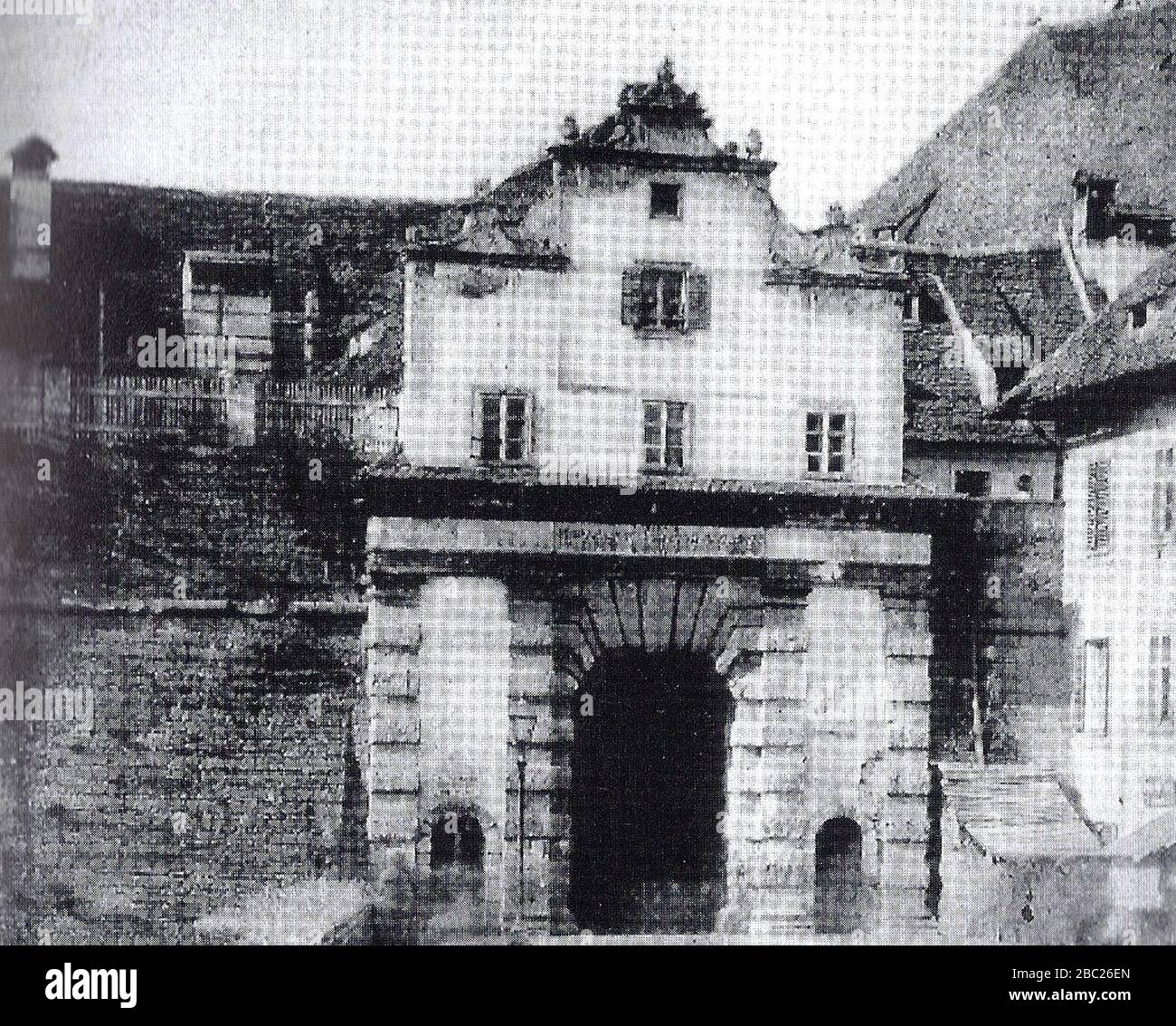 Graz-Eisernes Tor-vor 1860. Stock Photo