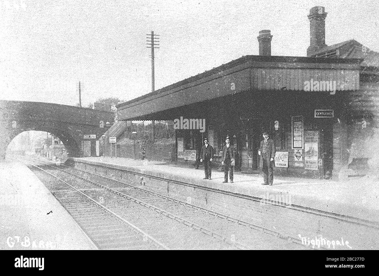 Great Barr Station Stock Photo Alamy