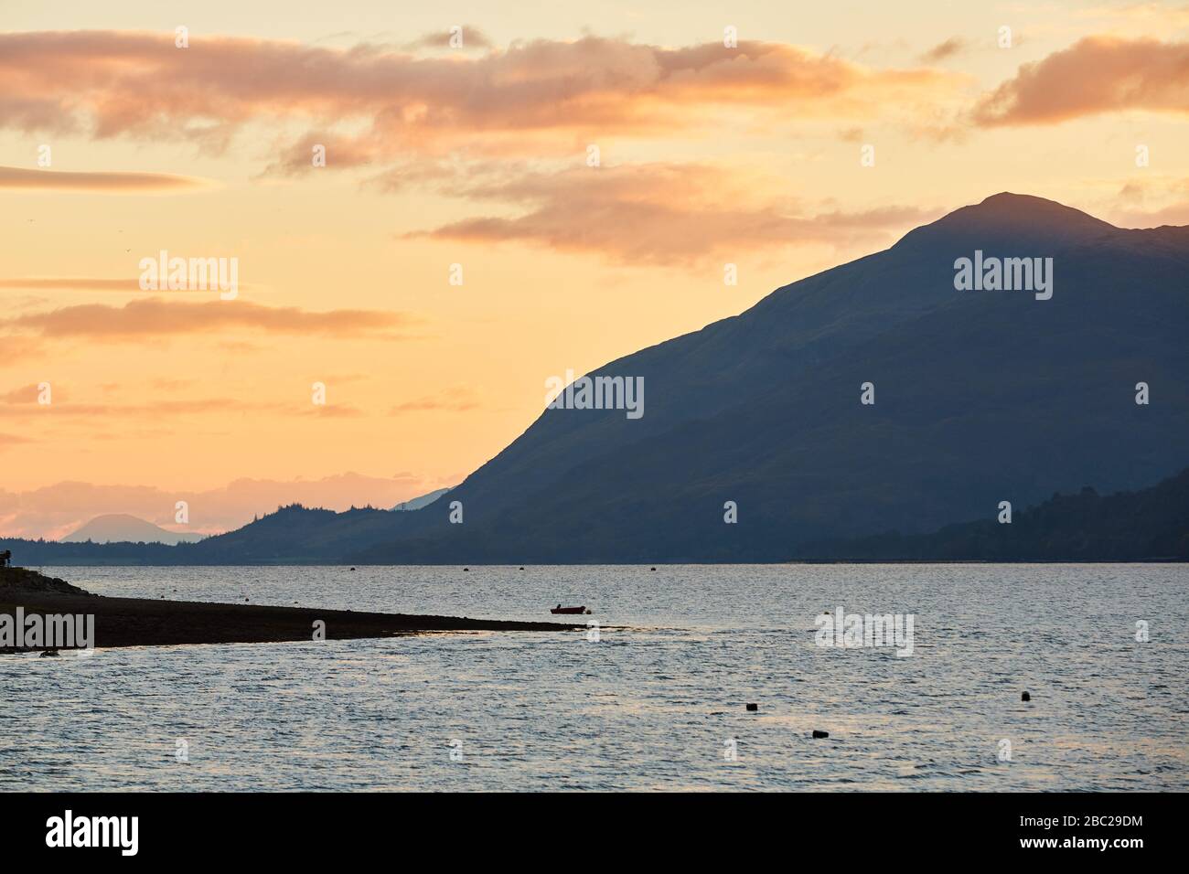Looking south down Loch Linnhe, Scotland, UK Stock Photo