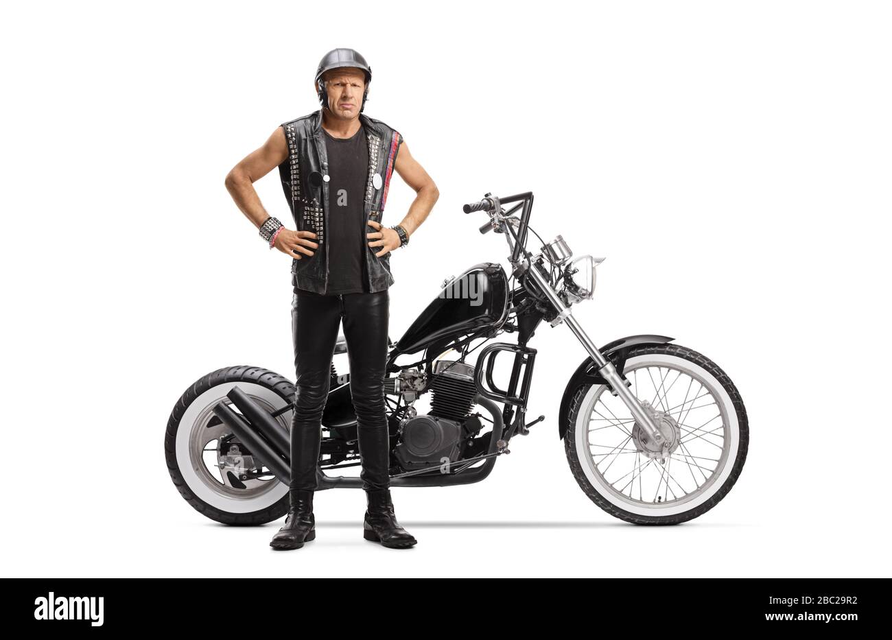 BIKER WITH SHOULDER YOKE