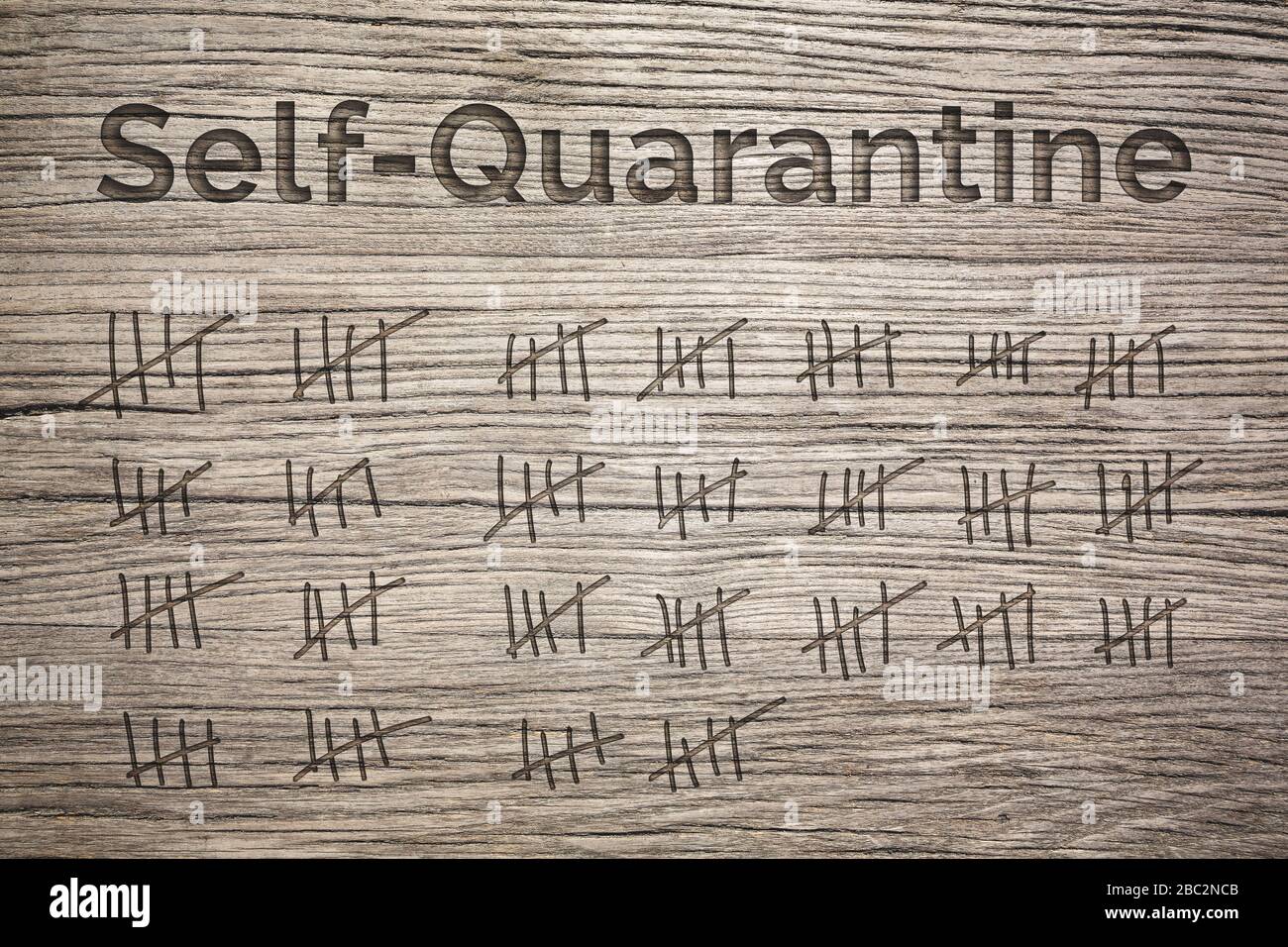 Self-Quarantine Duration Concept Stock Photo - Alamy
