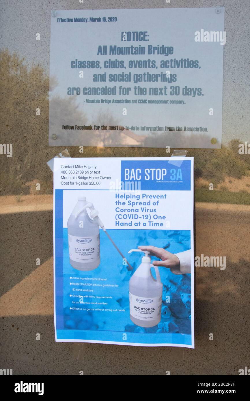 Mountain Bridge Subdivision, Mesa, Arizona Stock Photo Alamy