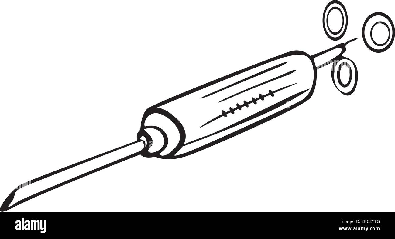 syringe Stock Vector
