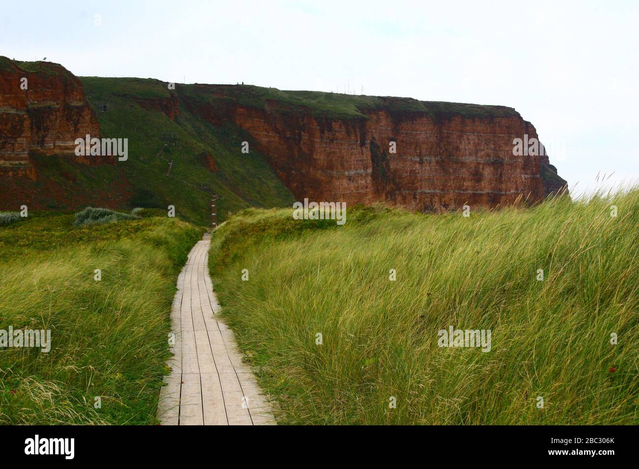Herbst auf der Deutschen Hochseeinsel Helgoland Stock Photo